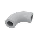 Brick Round 1 x 1 diameter Tube with 90 Degree Elbow (2 x 2 x 1) #71076