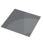 Baseplate 32 x 32 with 6-Stud Curve with Road #44342 Dark Bluish Gray
