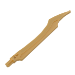 Large Figure Weapon Blade, Curved Tip #11305 Pearl Gold