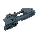 Large Figure Weapon, Zamor Sphere Launcher, Top with Barrel and Sight #98563 Titanium Metallic