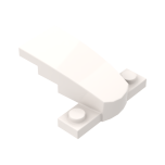 Wedge Curved 4 x 2 x 1 1/3 with 1 x 4 Base #93589