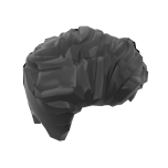 Minifig Hair Swept Left Tousled #23186