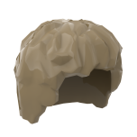 Minifig Hair Tousled #10048
