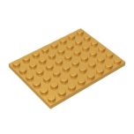 Plate 6 x 8 #3036 Pearl Gold