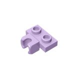 Plate, Modified 1 x 2 with Small Tow Ball Socket on 5.9mm #14704 Lavender