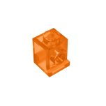 Brick Special 1 x 1 with Headlight and No Slot #4070 Trans-Orange
