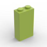 Brick 1 x 2 x 3 #22886 Lime