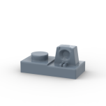Hinge Plate 1 x 2 Locking With 1 Finger On Top #30383