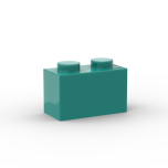 Brick 1 x 2 without Bottom Tube #3065