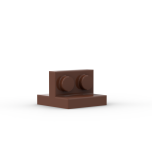 Bracket 2 x 2 with 1 x 2 Vertical Studs #41682