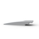 Slope Curved 8 x 2 No Studs #42918