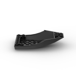 Wedge Curved Inverted 10 x 6 x 2 Cockpit #47406