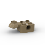 Brick Special 2 x 2 With Pin Hole Rotation Joint Ball Half #48170