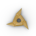 Weapon Throwing Star / Shuriken with Smooth Grips #93058