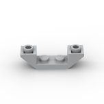 Slope Inverted 45 4 x 1 Double with 1 x 2 Cutout #32802