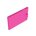 Cupboard 2 x 3 x 2 Door #4533 Trans-Dark Pink Gobricks