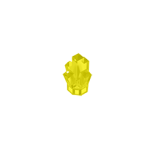 Rock 1 x 1 Crystal, Transparent #30385 Trans-Yellow Gobricks