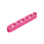 Technic Beam 1 x 7 Thick #32524 Dark Pink Gobricks