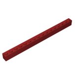 Brick 1 x 16 #2465 Dark Red