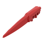 Large Figure Weapon Blade, Long Flexible #92218 Red