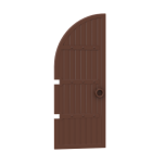 Door 1 x 4 x 9 Curved Top #6105
