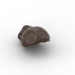 Minifig Hair Elaborate Knot Bun #13251