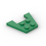 Wedge Plate 3 x 4 without Stud Notches #4859