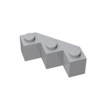 Wedge 3 x 3 Facet #2462 Light Bluish Gray