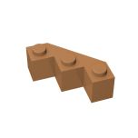 Wedge 3 x 3 Facet #2462 Medium Dark Flesh