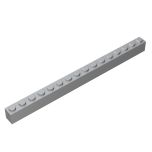 Brick 1 x 16 #2465 Light Bluish Gray