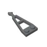 Plate Special 1 x 2 with Long Towball #2508 Dark Bluish Gray