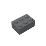 Brick 2 x 3 #3002 Dark Bluish Gray