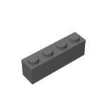 Brick 1X4 #3010 Dark Bluish Gray