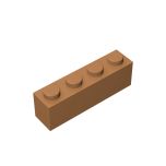 Brick 1 x 4 #3010 Medium Dark Flesh