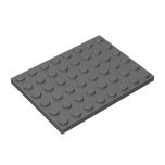 Plate 6 x 8 #3036 Dark Bluish Gray