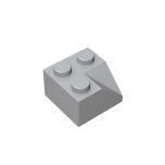 Slope 45 2 x 2 Double Concave #3046 Light Bluish Gray