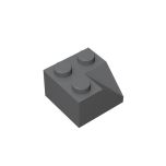 Slope 45 2 x 2 Double Concave #3046 Dark Bluish Gray