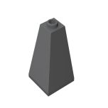 Slope 75 2 x 2 x 3 Double Convex #3685 Dark Bluish Gray
