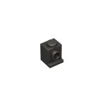 Brick Special 1 x 1 with Headlight and No Slot #4070 Metallic Black