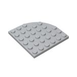 Plate Round Corner 6 x 6 #6003 Light Bluish Gray