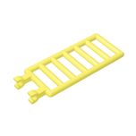 Bar 7 x 3 with Double Clips (Ladder) #6020 Bright Light Yellow Gobricks