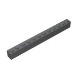 Brick 1 x 12 #6112 Dark Bluish Gray