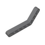 Technic Beam 1 x 9 Bent (6 - 4) Thick #6629 Dark Bluish Gray