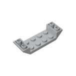 Slope Inverted 45 6 x 2 Double with 2 x 4 Cutout #22889 Light Bluish Gray