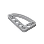 Technic Beam 3 x 5 L-Shape with Quarter Ellipse Thin #32250 Light Bluish Gray