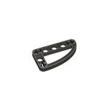 Technic Beam 3 x 5 L-Shape with Quarter Ellipse Thin #32250 Metallic Black