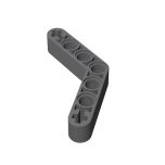 Technic Beam 1 x 7 Bent (4 - 4) Thick #32348 Dark Bluish Gray