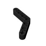 Technic Beam 1 x 7 Bent (4 - 4) Thick #32348 Black