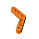 Technic Beam 1 x 7 Bent (4 - 4) Thick #32348 Orange