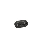 Technic Beam 1 x 2 Thin #41677 Metallic Black